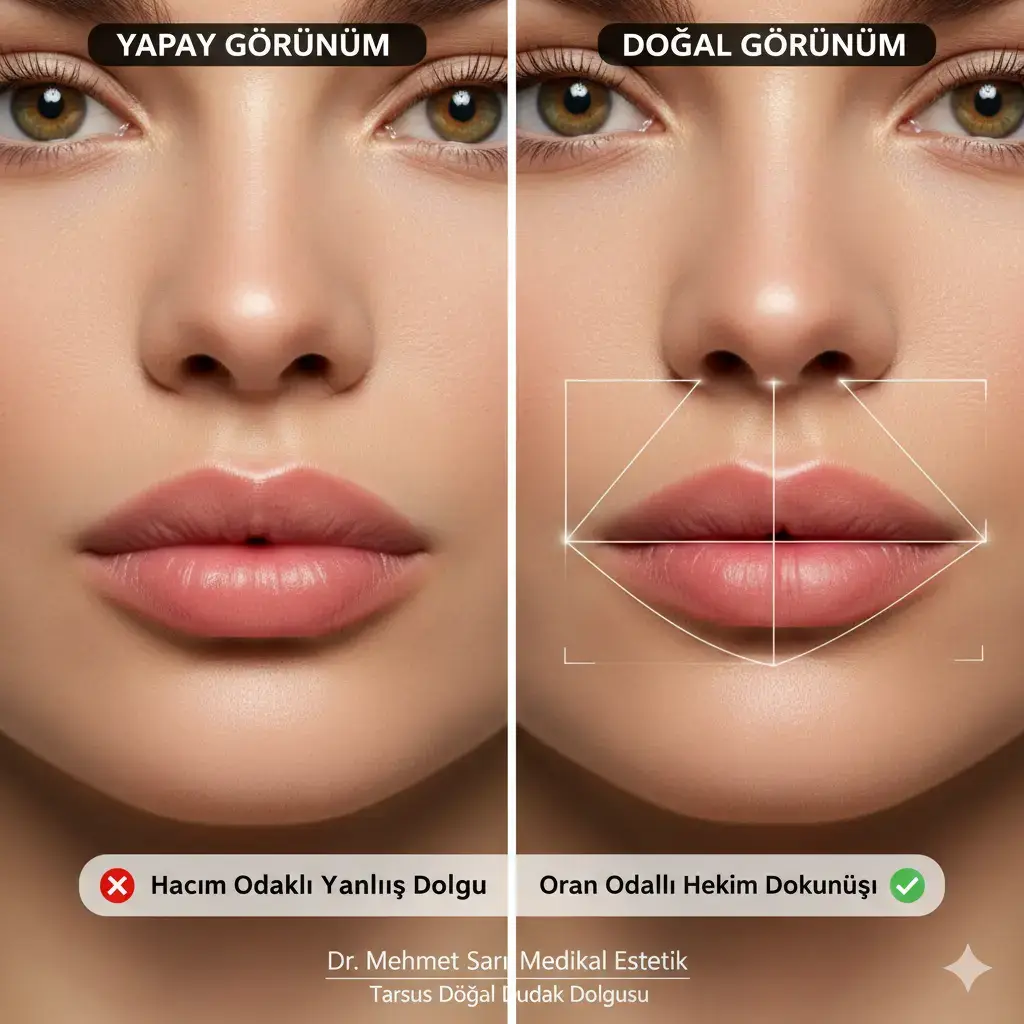 Tarsus’ta Doğal Dudak Dolgusu: Ördek Dudak Görünümünden Nasıl Kaçınılır?